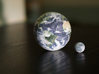Earth & Moon to scale 3d printed 