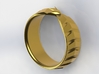 Ouroboros Signet Ring 3d printed Gold 1