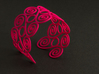 Spirals & Circles Bracelet 3d printed Spirals & Circles Bracelet (Hot Pink Strong & Flexible)