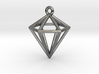 3D Diamond Pendant 3d printed 