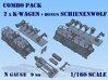 1-160 2x K-Wagen BP-42 + SchienenWolf 3d printed 