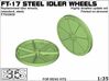 ETS35028 - FT17 - Steel Idler Wheels  [1:35] 3d printed 