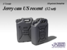 1/72 Jerry can US recent (32 set) 3d printed 