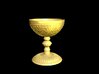 luxurious Cup with Islamic motifs in relief 3d printed 