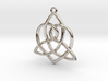 Sisters Knot Pendant 3d printed 