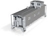 HO scale DRGW 01400 series caboose 3d printed 