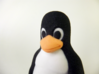 Linux Tux Penguin 3d printed "Be strong," he whispers. "Roll your own distro."