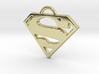 Superman Pendant 3d printed 