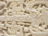 Pakal's tomb stone lid - aka "The Mayan Spaceship" 3d printed detail 2: the "Spaceship"