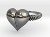 Size 6 Heart Ring 3d printed 