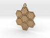 Honeycomb Pendant 3d printed 