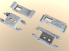 N Scale Alco C-855B Locomotive Shell 3d printed Chassis Extenders (Separate Kit)