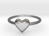 Heart-ring-solid-size-13 3d printed 