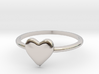 Heart-ring-solid-size-11 3d printed 