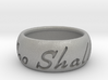 This Too Shall Pass ring size 8.5 3d printed 