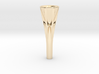 Fluted French Horn Mouthpiece 3d printed 