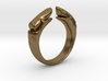 dual stone ring 3d printed 