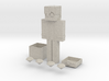 Minecraft Character With a Chest & Diamonds  3d printed 