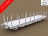 TT Scale Smmps Wagon complete set (EU) 3d printed  TT Scale Smmps Wagon complete set (wheelsets not included)