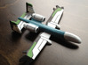 Ground Attack Drone 3d printed Painted model - printed with White Detail and painted with acrylic paints.