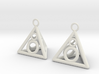 Pyramid triangle earrings serie 3 type 3 3d printed 
