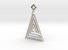 Triangle Pendant 3d printed 