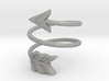 Spiral Arrow Ring - 18.89mm - US Size 9 3d printed 