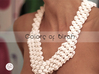 UNI-Necklace 3d printed White Nylon