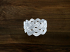 Turk's Head Knot Ring 4 Part X 9 Bight - Size 6.75 3d printed 