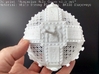 Hungarian Holy Crown with net - half scale 3d printed Photo about 3dprint "Hungarian Holy Crown with net" Material: White Strong Flexible Top view