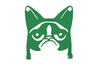 Hanger Grumpy Cat 3d printed 