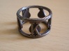 Royal Flush Spades Ring  3d printed 