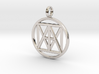 United "I AM" 3d Pendant 38mm Silver Dollar size 3d printed 