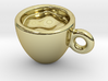 Coffee Cup Earring Or Pendant 3d printed 