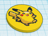 Pikachu Pendant 3d printed 