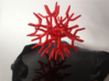 Sphere Tree 5cm (Irregular 5 with noise) 3d printed Sphere tree standing on obsidian stone