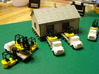 Forklifts - Set of 4 - Zscale 3d printed Photo thanks to Walter Smith @southernnscale