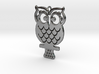 Retro Owl Pendant 3d printed 