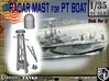 1-35 Radar Mast For PT BOAT 3d printed 