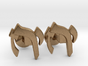 Hebrew Monogram Cufflinks - "Yud Zayin Reish" 3d printed 