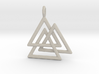 Vikings Valknut Pendant 3d printed 