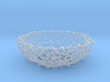 Mini shell / bowl (4 cm) - Voronoi-Style #1 3d printed 