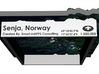 Senja Map, Norway 4x6 3d printed 