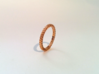 Rivière small "diamonds" 3d printed Real ring Polished Bronze