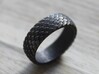 Nidhog - Size 8 3d printed Polished Bronze Steel Ring