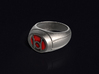 Red Lantern Ring 3d printed 3D render of the ring. Does not come with enamel paint applied.