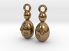 Saccharomyces Yeast Earrings - Science Jewelry 3d printed 