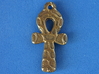 Ankh Pendant - Textured 3d printed reverse side