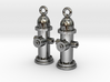 Fire Hydrant Earrings 3d printed 