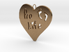 Pro Life Heart Pendant 3d printed 
